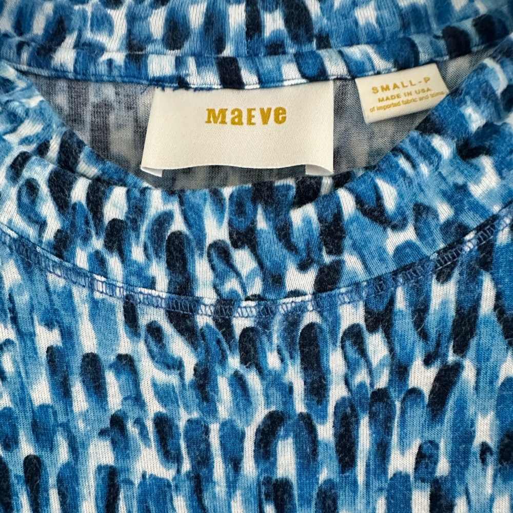 Anthropologie Maeve Women’s Dress Size Small in Blue - Picture 3 of 3